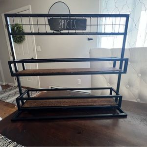 Raw Dunn spice rack